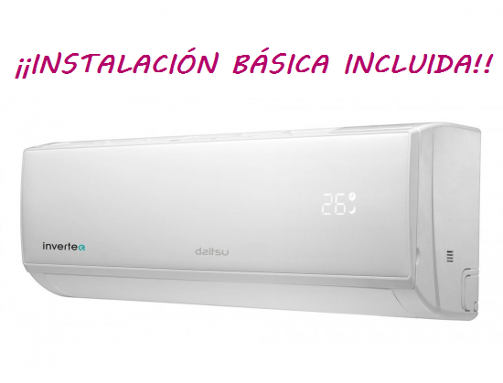 AIRE ACONDICIONADO DAITSU 2924 FRIGORÍAS
